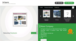 Desktop Screenshot of 3aexports.net