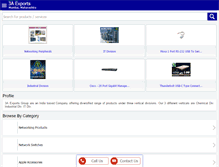 Tablet Screenshot of 3aexports.net